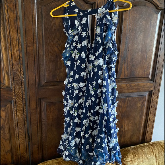 A beautiful blue Eva Franco halter dress - Picture 4 of 5